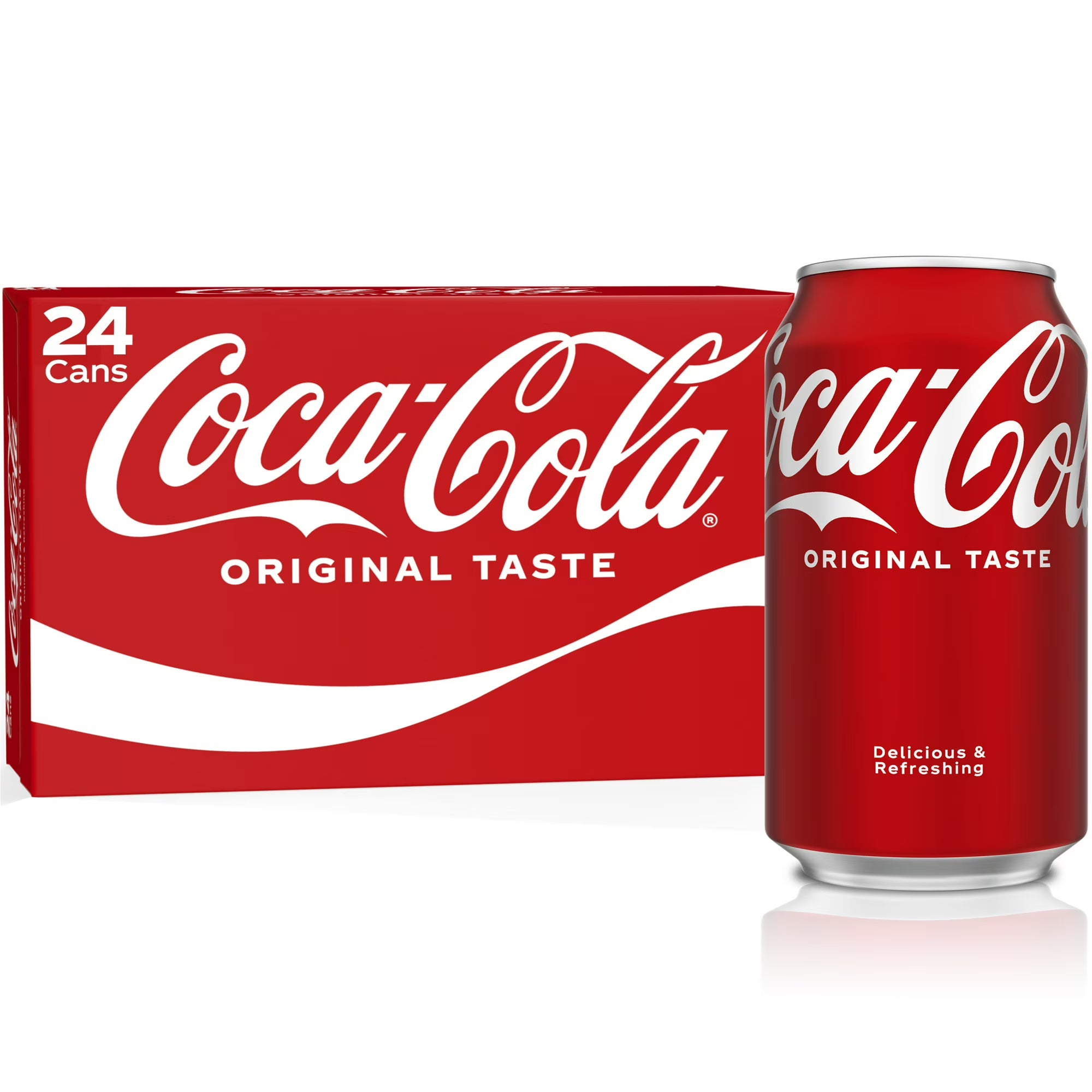 Coca-Cola Soda Pop Cans, 12 fl oz, 24 Pack