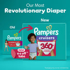 Pampers Cruisers 360 Baby Diapers 360 Size 5, 56 Count (Select for More Options)