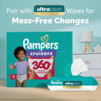 Pampers Cruisers 360 Baby Diapers 360 Size 5, 56 Count (Select for More Options)